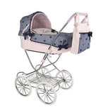 MEDIUM PINK & GRAY SPANISH PRAM (LUCIA) 40690