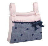 MEDIUM PINK & GRAY SPANISH PRAM (LUCIA) 40690