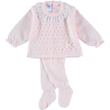 BOXED VB SPANISH BA FRILL NECK KNITTED LEGGING SUIT 7016