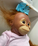ORANGUTAN MONKEY BABY GIRL REBORN